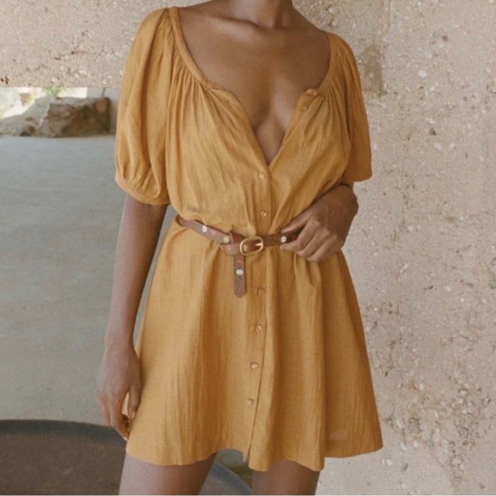 Shop Doen Josette dress in willow NWOT